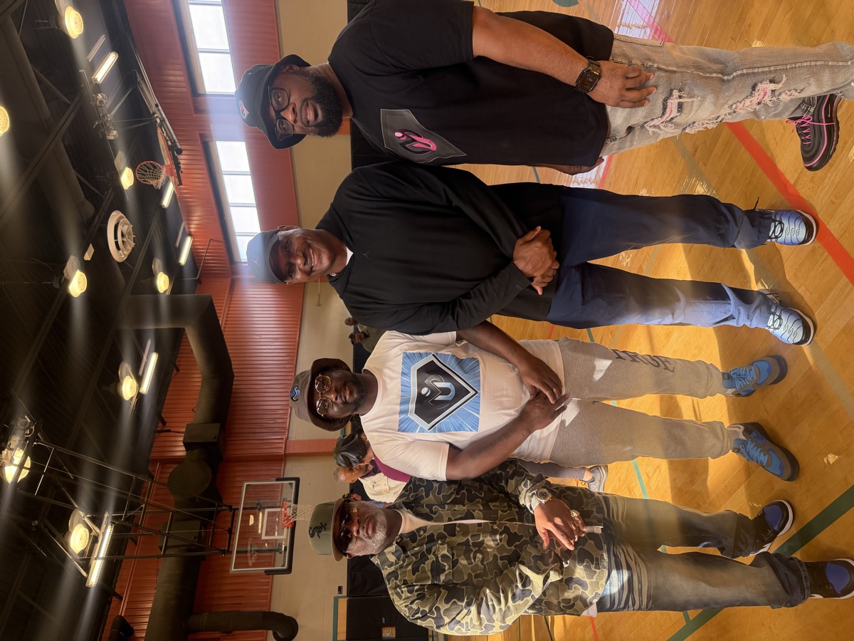 MenUp365 brothers showing up for each other at a community gathering